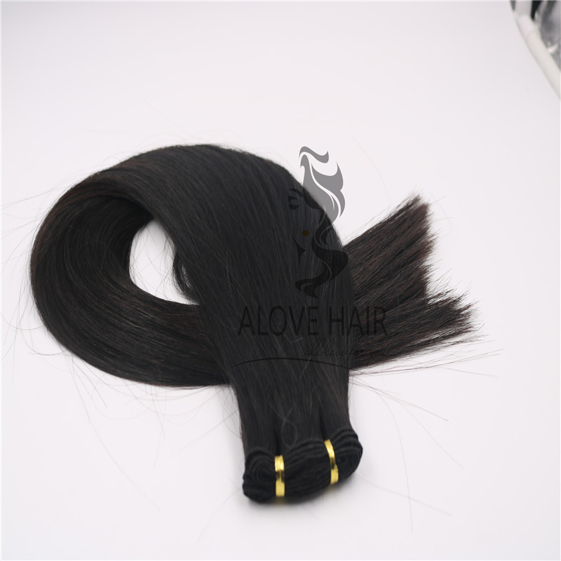 China best hand tied human hair wefts vendor 